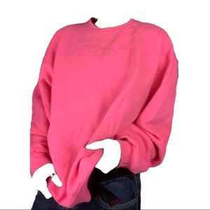 Jerzees NuBlend Pink Crewneck